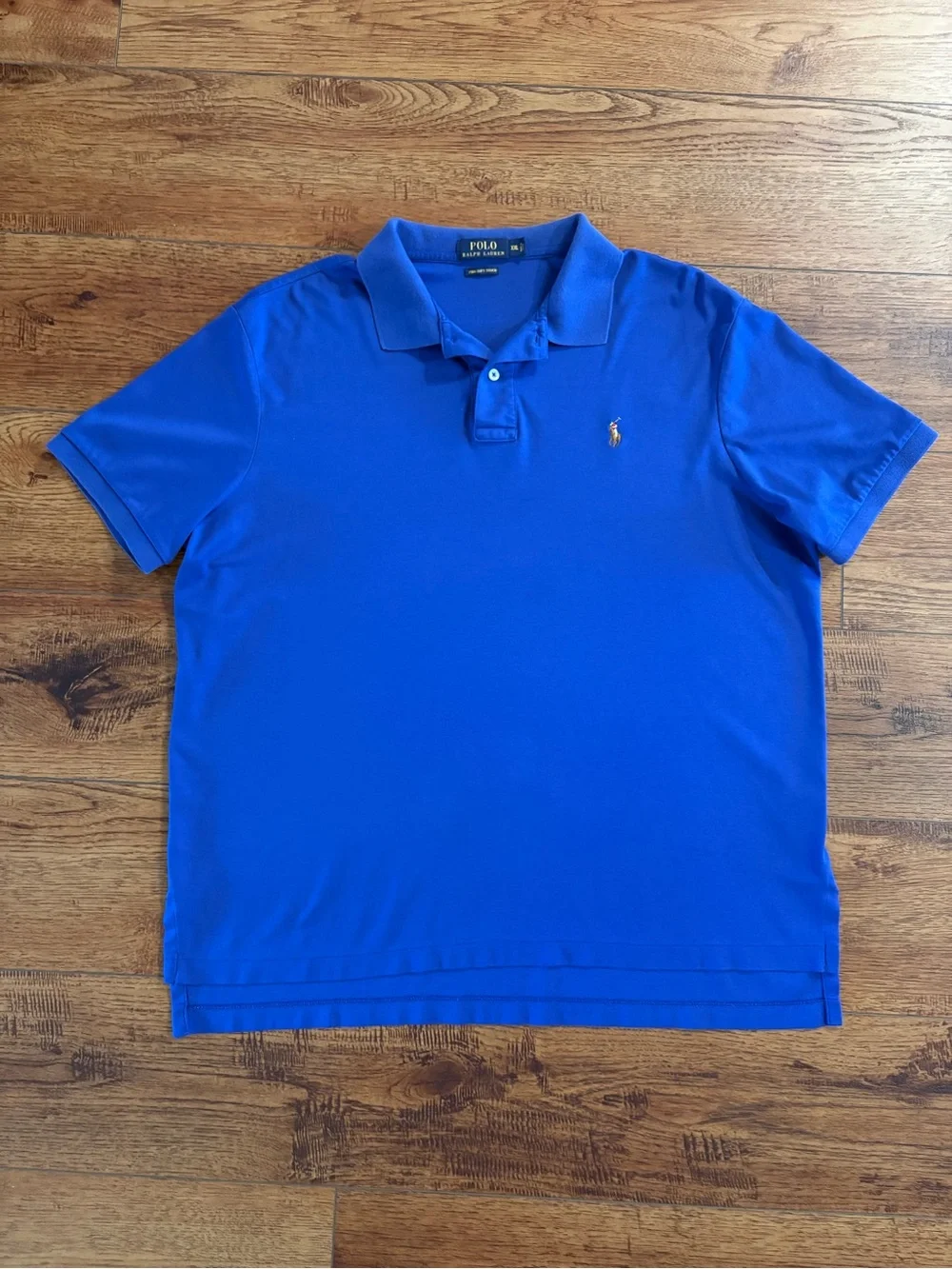 Polo Ralph Lauren Pima Soft Touch Polo Shirt Blue XXL 100% Cotton